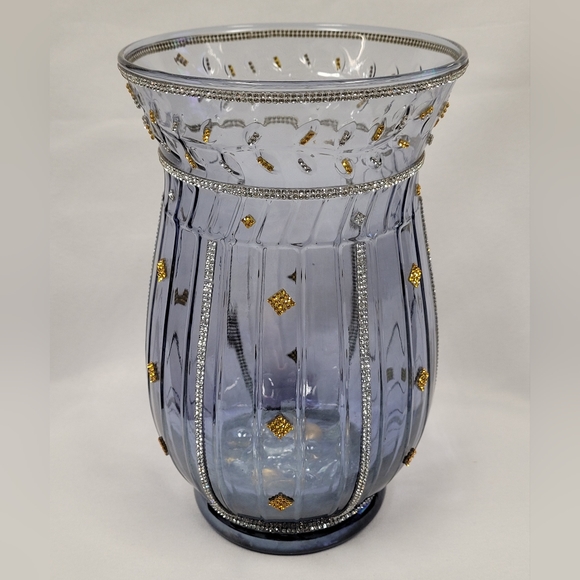 Slate Blue Urn Vase - Picture 3 of 3